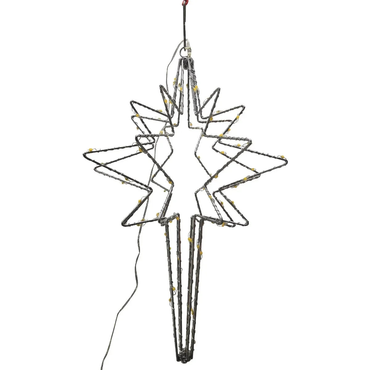 LED Warm White Bethlehem Star Lighted Decoration BST106WW. Alpine 18 In