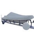 Performance Poly-Guard Styled-to-Fit vessel wrap for V-Hull Center Console Shallow Draft vessel - Grey. 20.5 ft