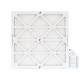 Actual Size: 11-1/2 x 11-1/2 x 7/8. 6 Pack of 12x12x1 MERV 13 Pleated Air Filters by Glasfloss