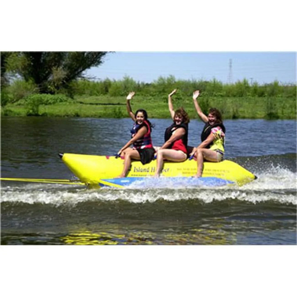 Aqua Sports 420-3 3 Passenger  13 feet in-line Seats Island Hopper Recreational Banana aqua Sled
