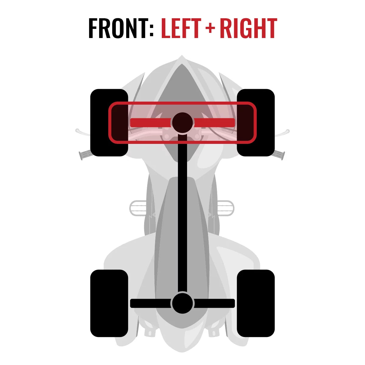 2 pc Sixity XT Front Left Right Axle matching with Can-Am Maverick 1000 2015 - XXC 4X4