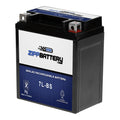 Zipp Battery YTX7L-BS (7L-BS 12 Volt,6 Ah, 75 CCA) Motorcycle Battery for Kawasaki 250cc Ex250 Ninja 1996