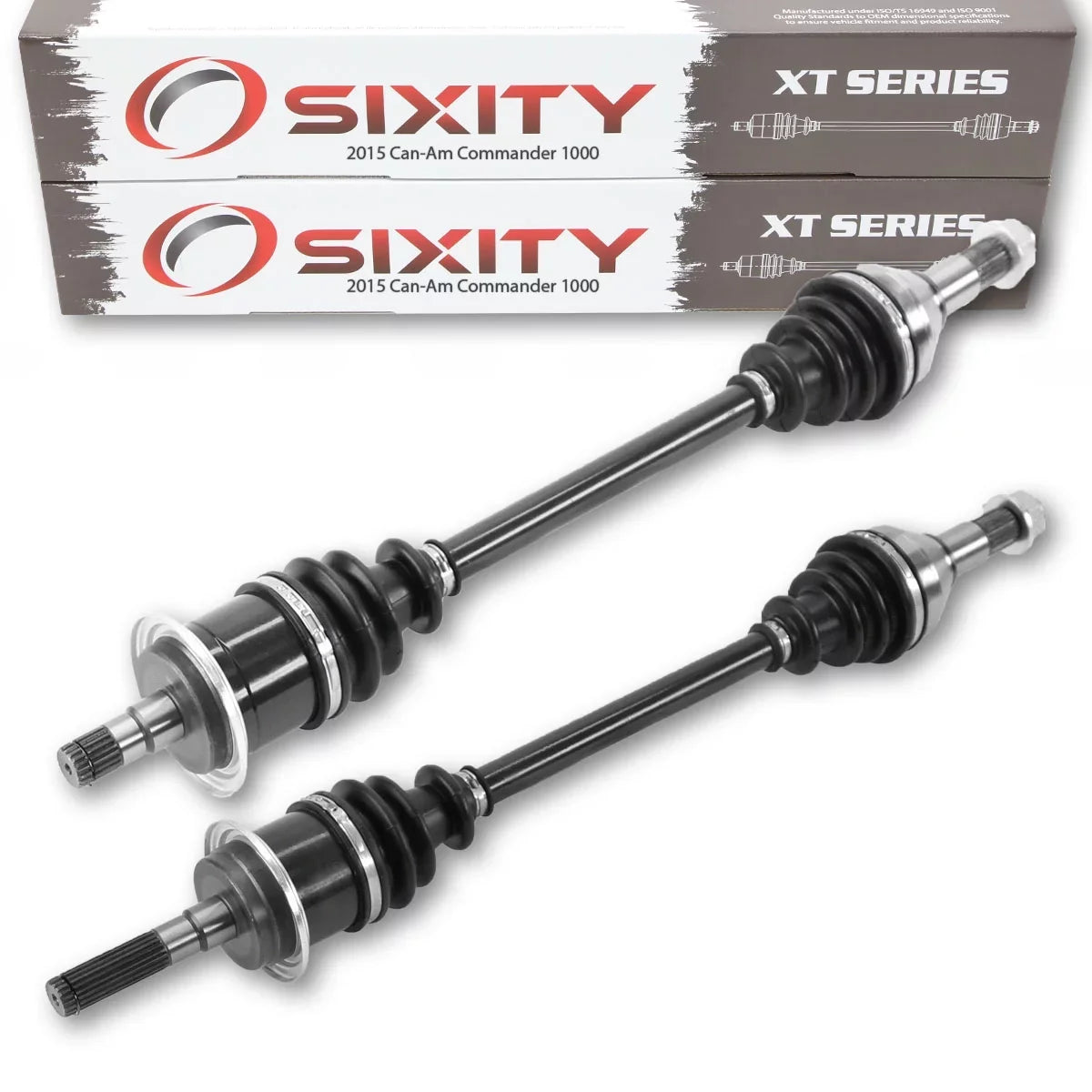 2 pc Sixity XT Front Left Right Axle suitable with Can-Am Commander 1000 2015 - MAX 1000 DPS XT 4X4