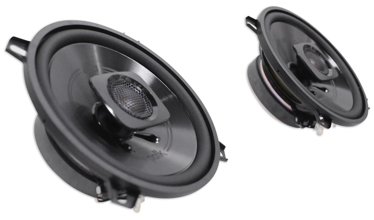 (2) Polk Audio DB522 5.25" 600w Car Audio Marine/ATV/Motorcycle/ship Speakers Bundle with (2) Rockville RPB1 10 Watt
