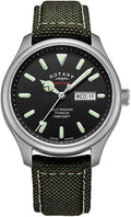 Rotary | Men's Heritage Automatic |Titanium Case | Khaki Strap | GS05249/04