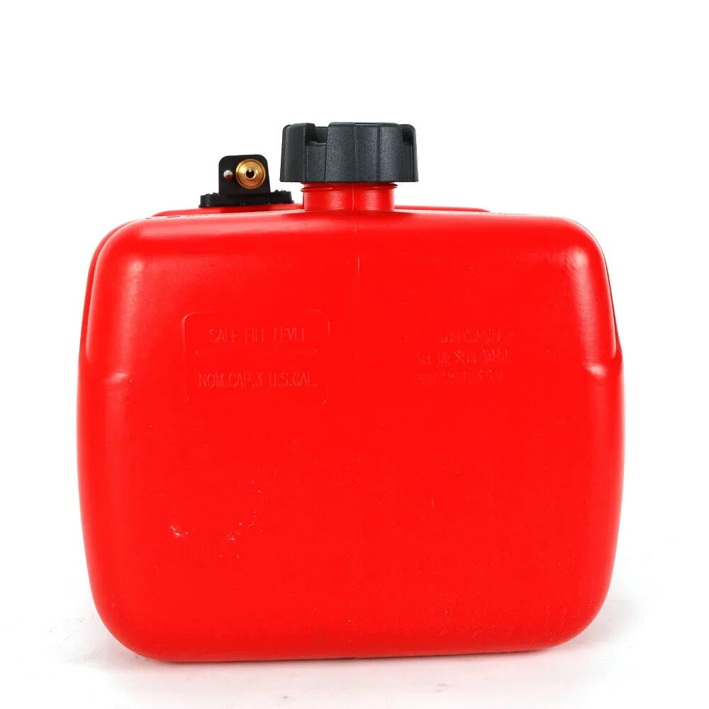 12L Plastic Oil Tank 3.2 Gallon Portable Outboard vessel Marine Fuel Gas Tank（no Tubing and Connector）