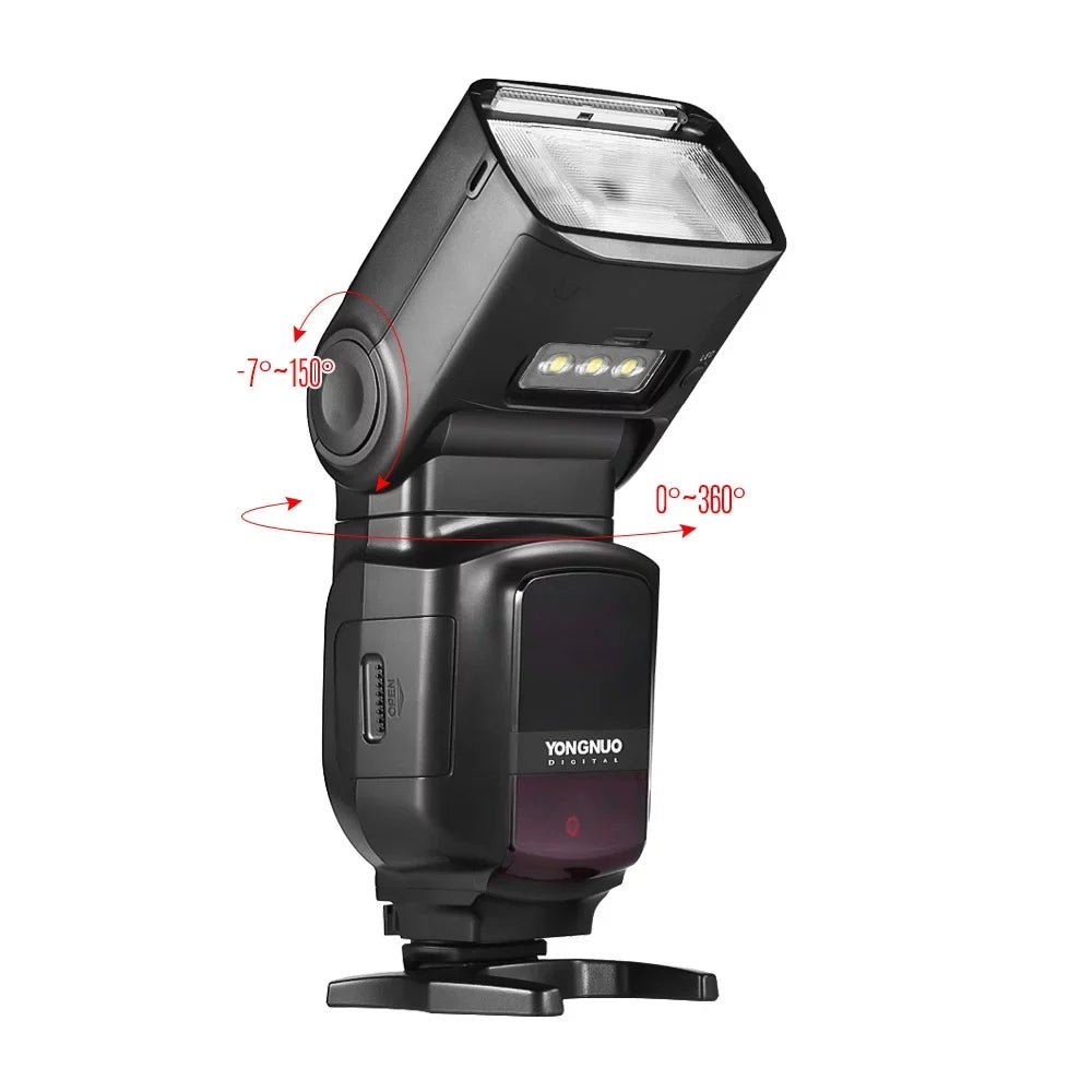 Yongnuo YONGNUO YN968N II Wireless TTL Flash Speedlite 18000s HSS Built-in 5600K for  DSLR Cameras matching with YN622N YN560 Wireless System