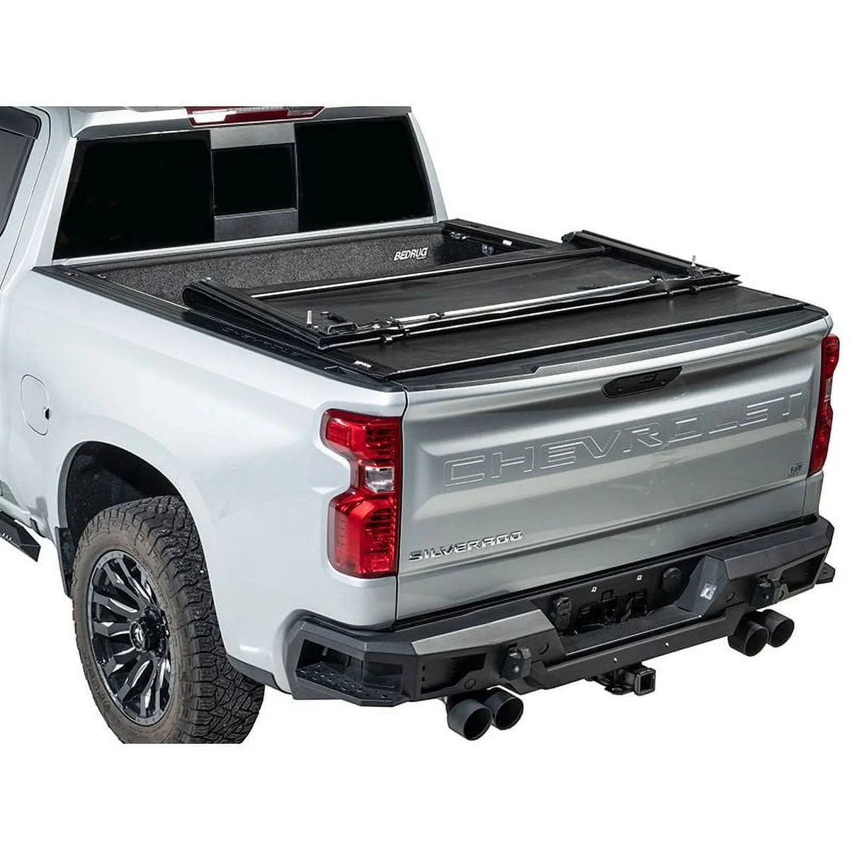 Truxedo Deuce Hybrid Truck Bed Tonneau protector | 708801 | appropriate with 2008-2015 Nissan Titan W/ Or W/O Track System 8' Bed (96")