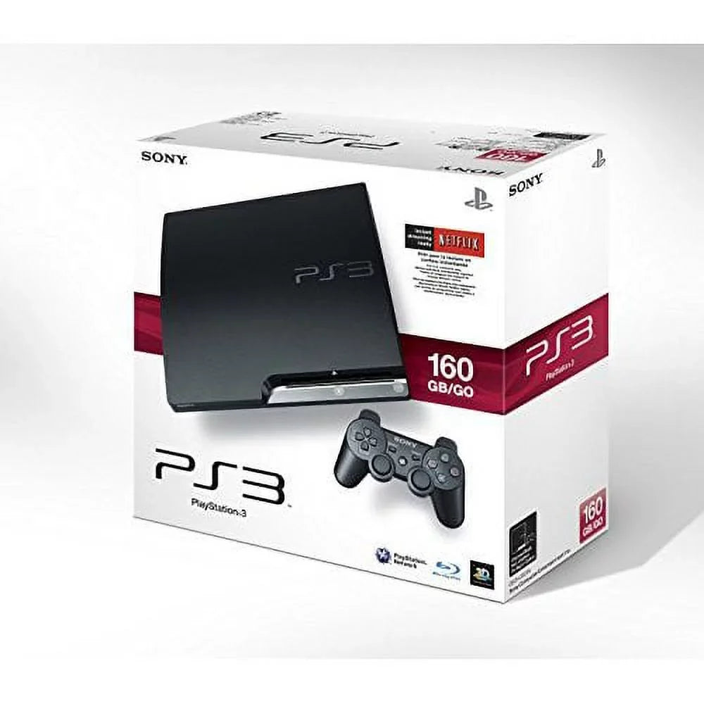 Restored  PlayStation PS3 Slim 160GB Console (Refurbished)