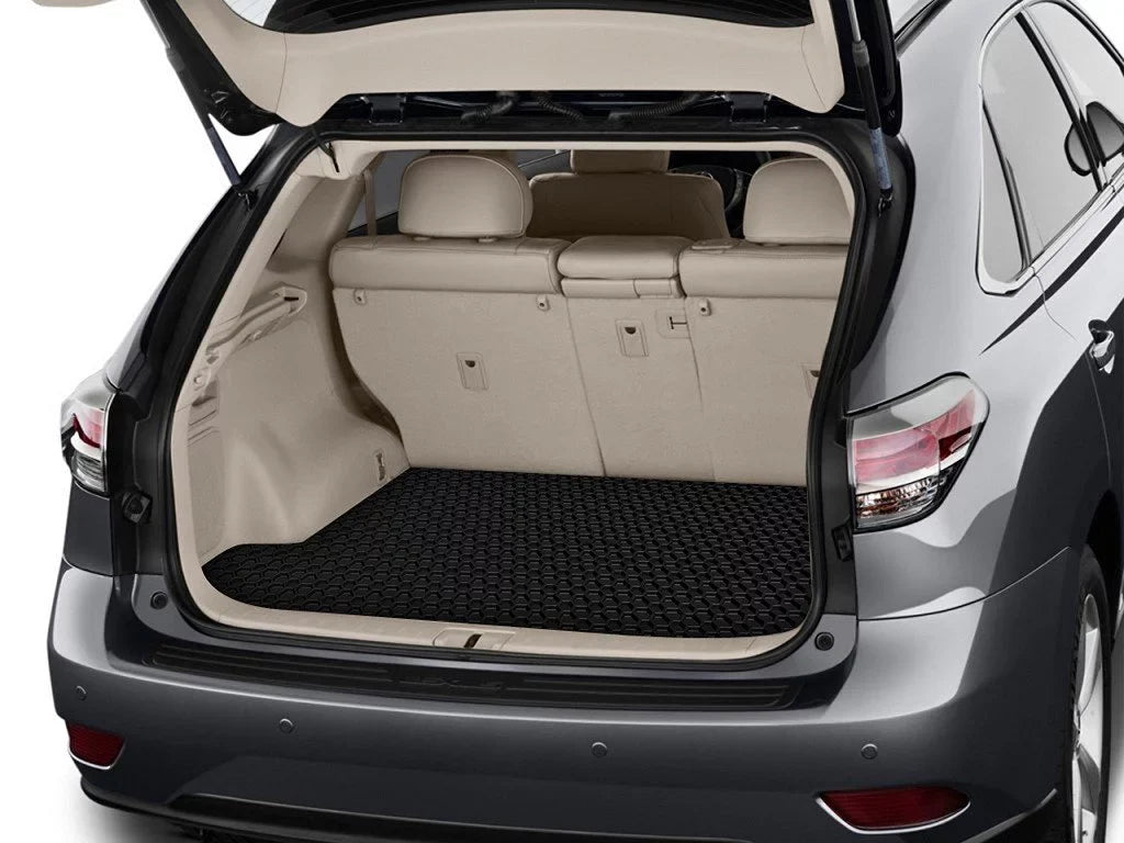ToughPRO - Trunk Mat appropriate with  Camry - All elements Heavy Duty (Made in USA) - Black Rubber - 2011
