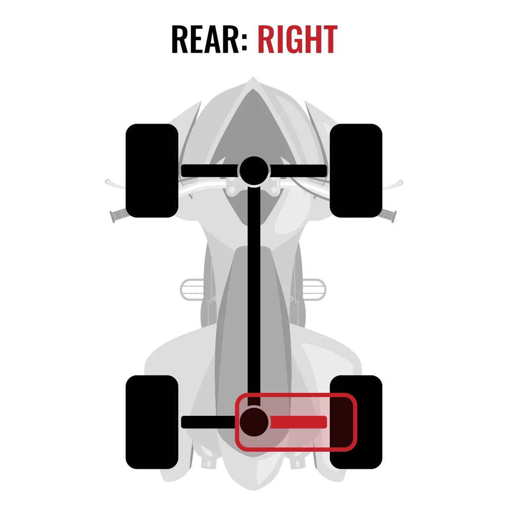 Sixity XT Rear Right Axle matching with Can-Am Outlander MAX 1000 2015 - EFI LTD 4X4