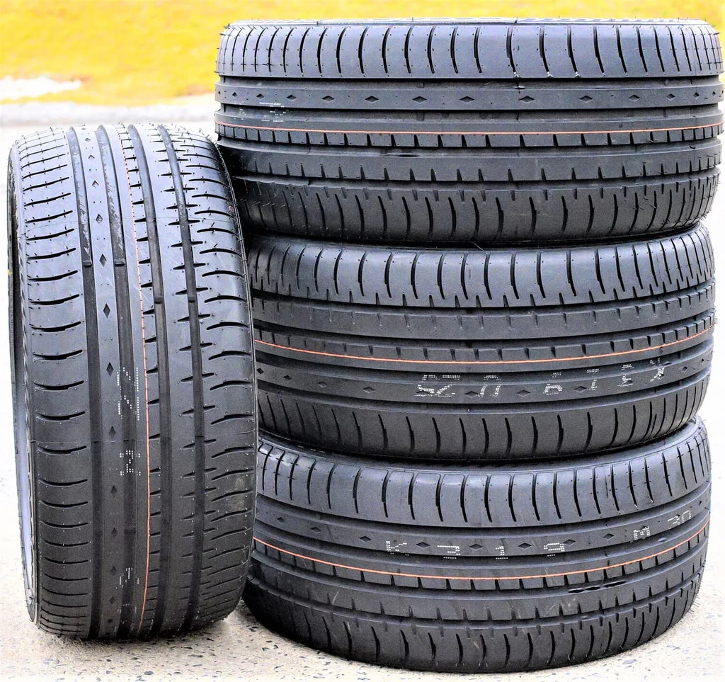 Pair of 2 (TWO) Accelera Phi 235/40ZR18 235/40R18 95Y XL A/S High Performance Tires Fits: 2012-18  Focus Titanium, 2017-23 Honda Civic Sport Touring