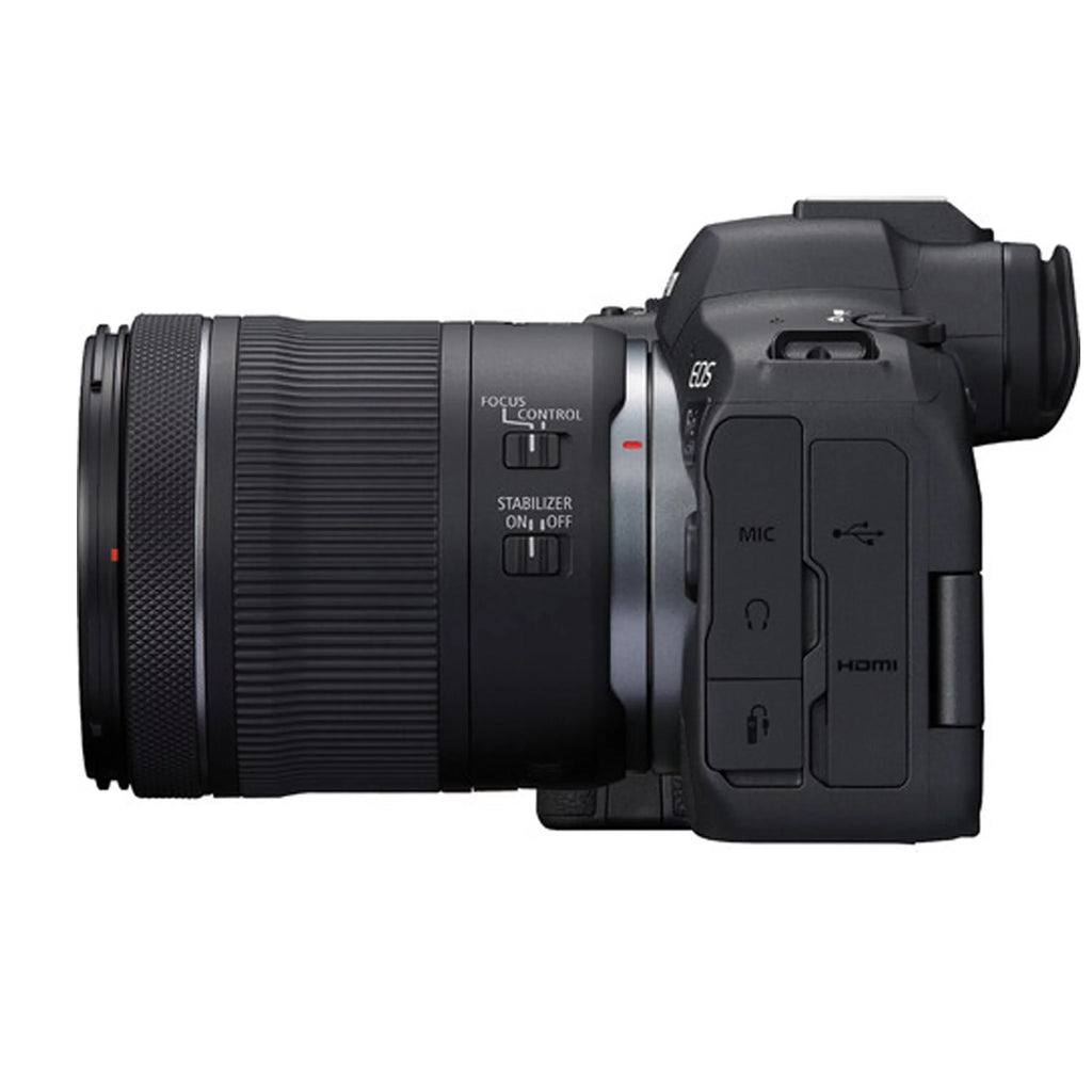 EOS R6 Mark II Mirrorless Digital Camera with RF 24-105mm f/4-7.1 STM Lens  + 64GB Memory + Case+ Steady Grip Pod + Tripod+ Software Pack + More (30pc Bundle)