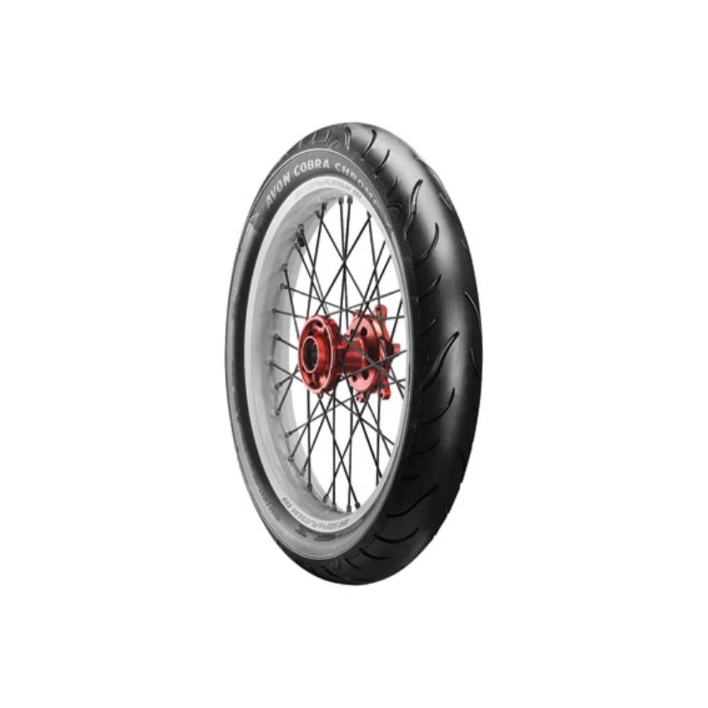 Avon Cobra Chrome AV91 Front Motorcycle Tire MT90B-16 (74H) Black Wall for Triumph Speedmaster 1200 2018-2019