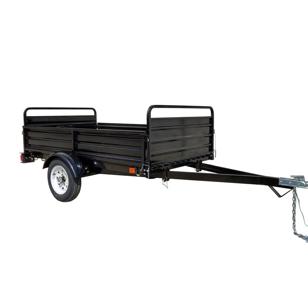 Multi Purpose Utility Trailer (Black Powder-Coated). x 7 ft. 5 ft