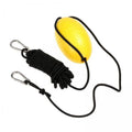 funtasica 5xDrift Anchor Rope W/ Anchor Buoy 9.1M Rope Length for Inflatable ship Yellow