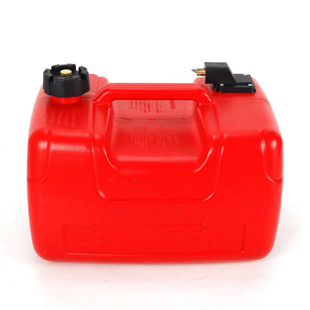 12L Plastic Oil Tank 3.2 Gallon Portable Outboard vessel Marine Fuel Gas Tank（no Tubing and Connector）