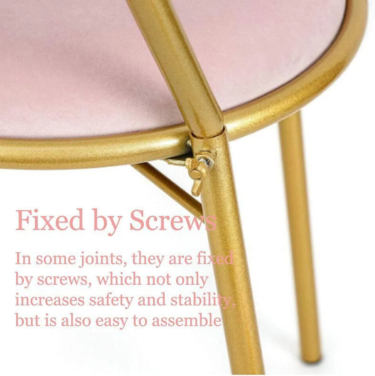 MONIPA Golden Butterfly Backrest Chairs Modern Vanity Stool with Cushioned Back Vanity Chair Pink Princess Chair Girls Ladies Creative Makeup Stool Art Leisure Chair Seat for Bedroom, Dining Room