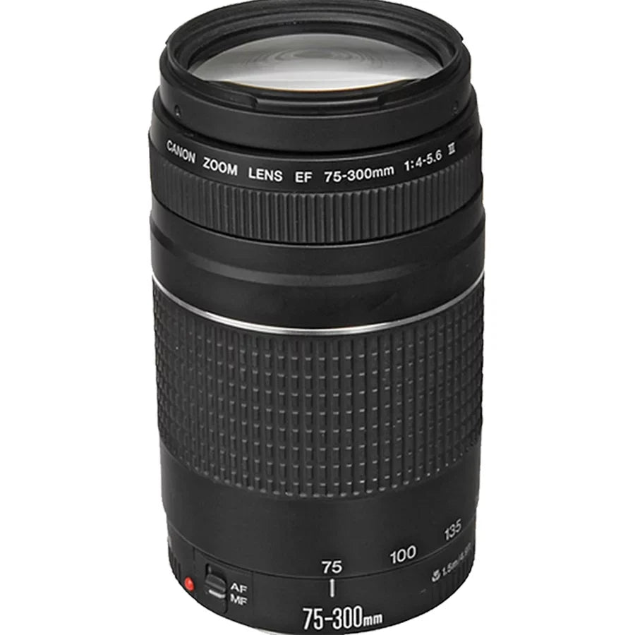 EOS R7 Mirrorless Camera with RF-S 18-150mm IS STM + EF 75-300mm III + 420-800mm HD Lenses, Accessories included: 2X 64GB Memory Cards, LED Video Light, Microphone, Extra Battery, Case & More