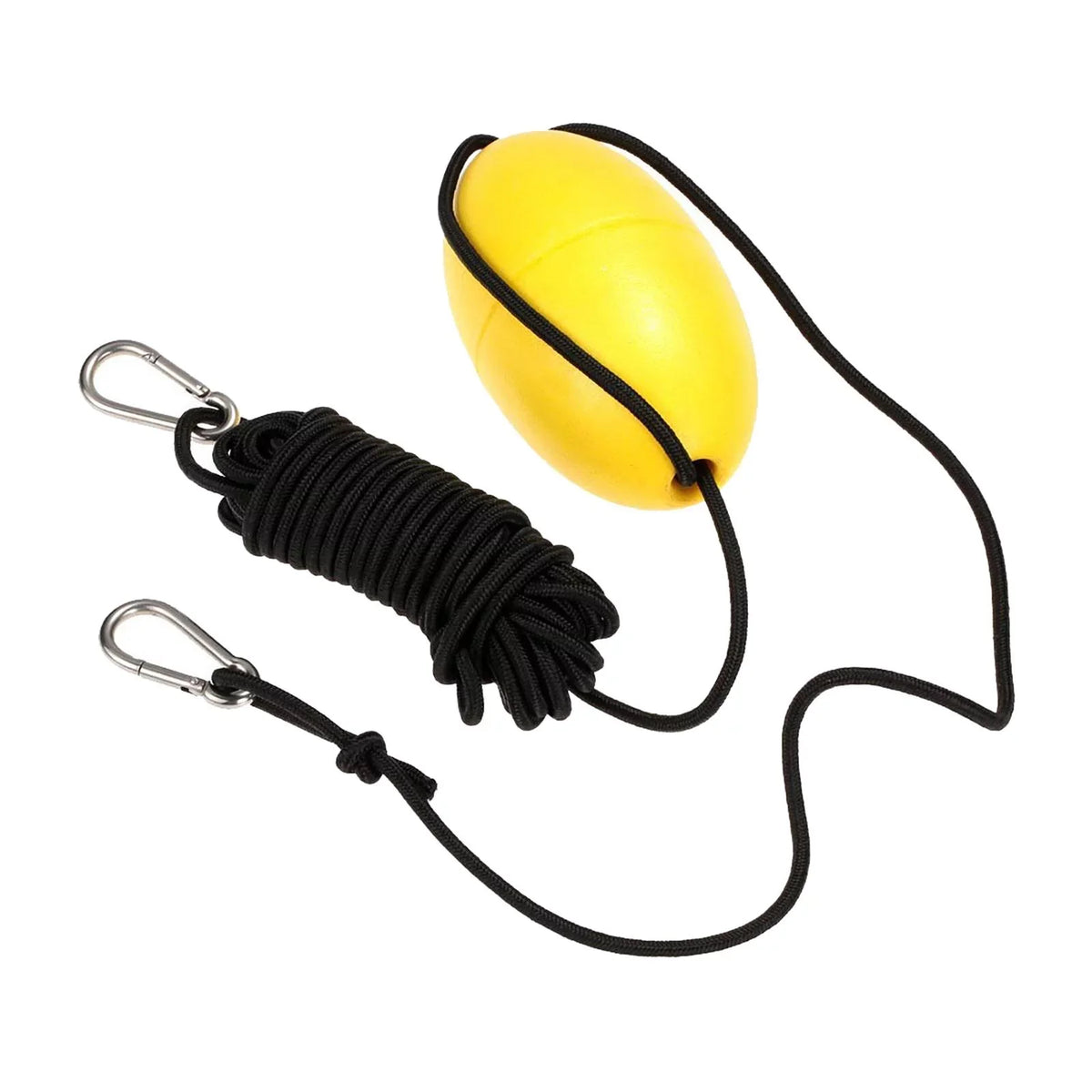 funtasica 5xDrift Anchor Rope W/ Anchor Buoy 9.1M Rope Length for Inflatable ship Yellow