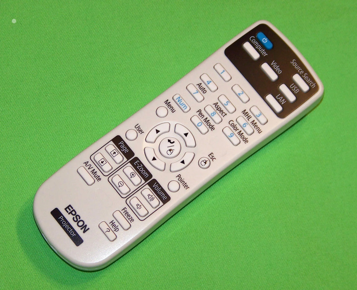 Epson Remote Control Originally Shipped With PowerLite 520, 52c, 530, 535W, 525W