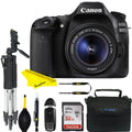 EOS 80D DSLR Camera Intermediate Bundle  with 18-55mm Lens+24.2MP APS-C CMOS sensor and DIGIC 6 image processor
