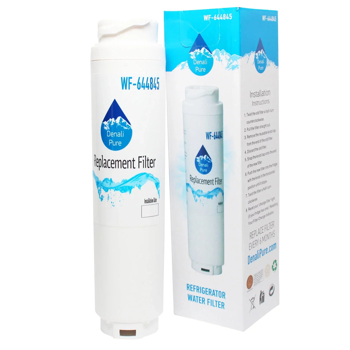 2-Pack Replacement for Bosch RWF1110 Refrigerator aqua Filter - appropriate with Bosch RWF1110 Fridge moisture Filter Cartridge