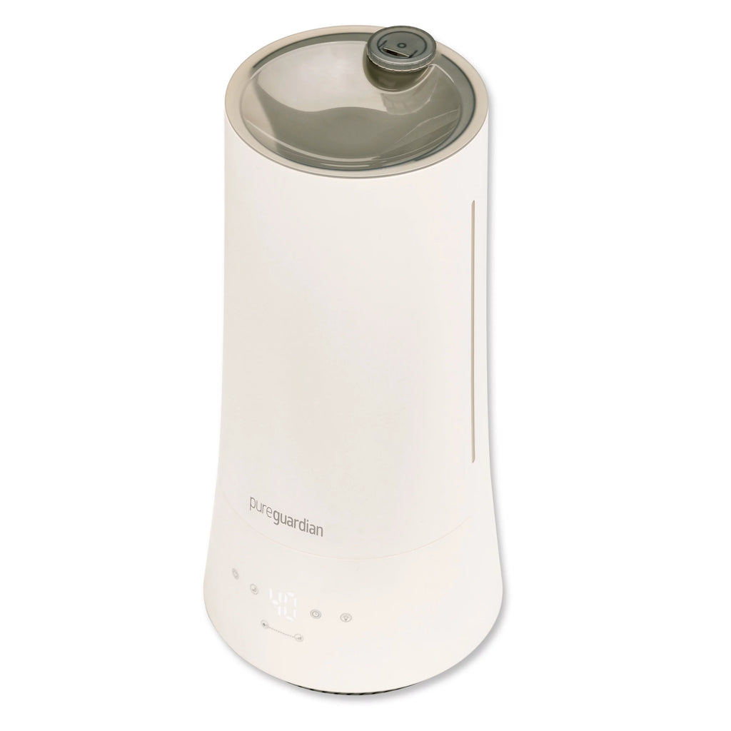 H997W. ft. PureGuardian 90-Hour 1.6 Gallon Cool Mist Ultrasonic Humidifier with Humidistat, 420 Sq