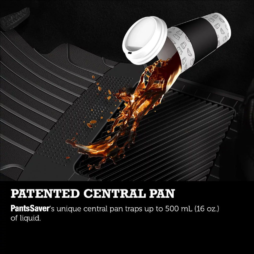 PantsSaver Floor Mats Custom Fit Car Mats for Genesis G70 2018-2023 All climate Protection (Black)