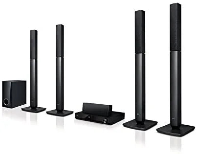 LHD457 Bluetooth Multi Region Free 5.1-Channel DVD Home Theater Speaker System w/Free HDMI Cable, 110-240v