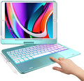 Typecase Keyboard Case with Trackpad for 10.2-inch iPad 9th Generation (2021), iPad 8th Generation (2020), 7th Gen, Air 3, Pro 10.5, Backlit Wireless Protective Slim wrap with Pencil Holder (Seafoam)
