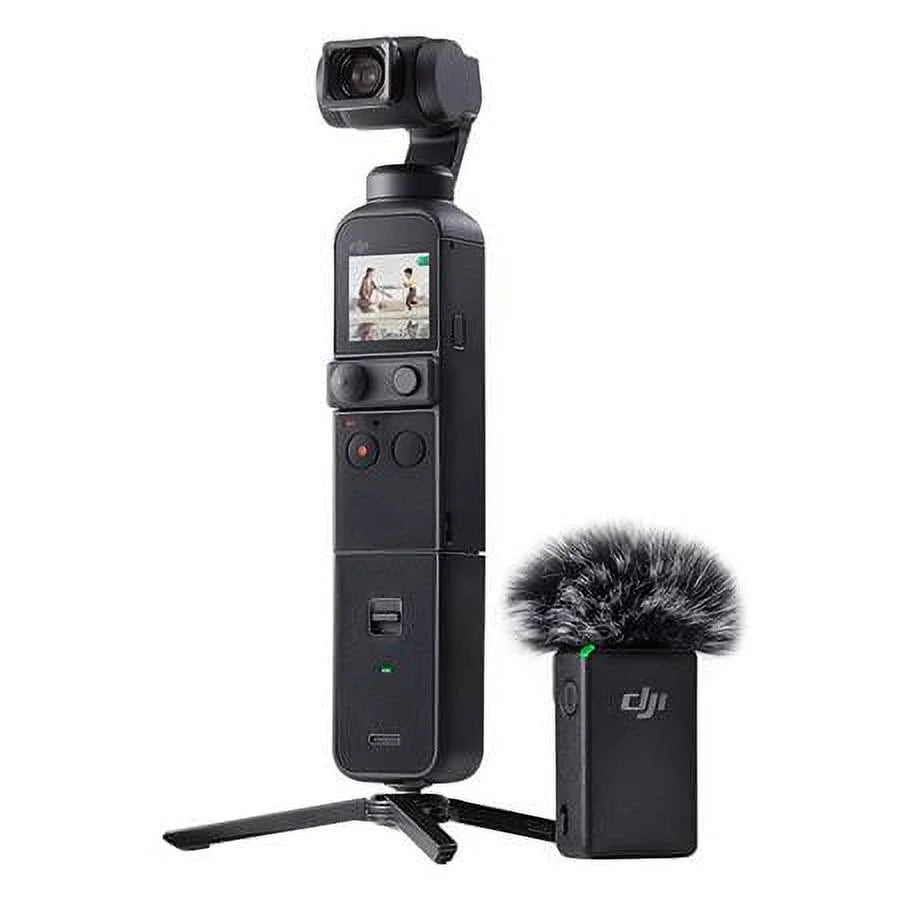 Pocket 2 Gimbal Camera Creator Combo - Bundle with 128GB microSD Card, Corel PC Software Suite, Case, Flexible Tripod