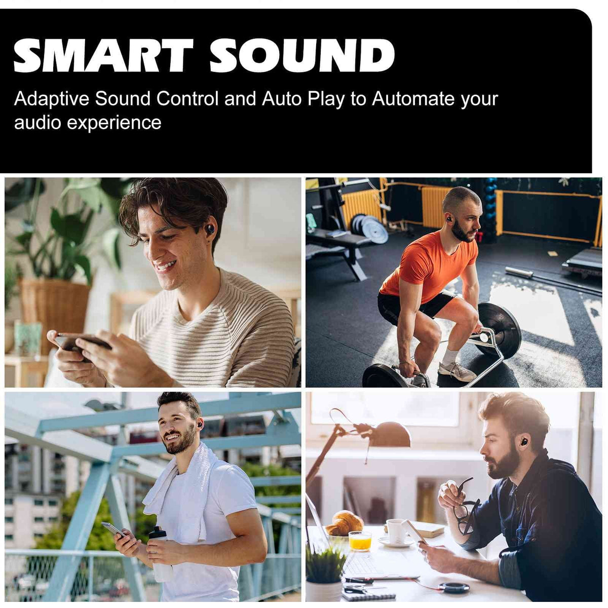 UrbanX True Wireless Bluetooth Earbuds + Charging Case, Black, Dual Connect, IPX5 moisture Resistance, Bluetooth 5.2 Connection, Balanced, Bass Boost appropriate with  K14 Plus