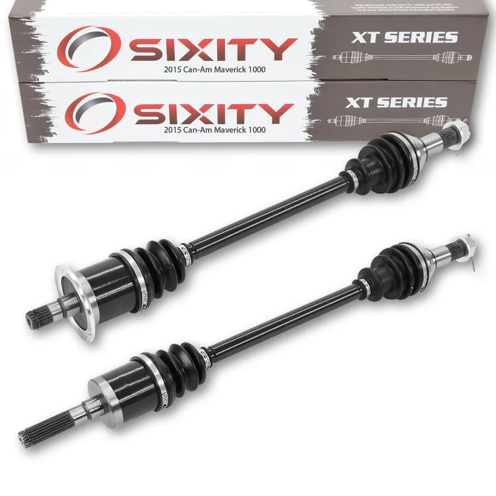 2 pc Sixity XT Front Left Right Axle matching with Can-Am Maverick 1000 2015 - XXC 4X4