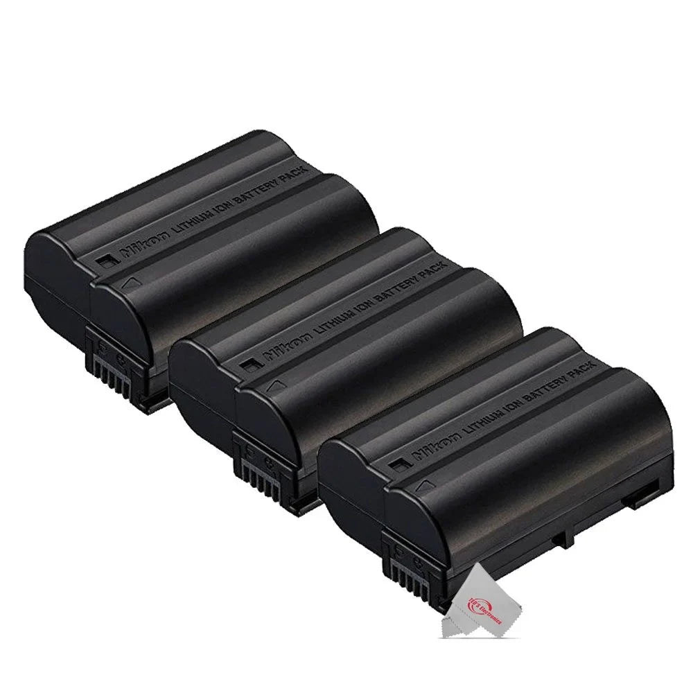 3X Vivitar  EN-EL15 Replacement Battery for  Z5 Z6 Z7 D500 D750 D780 D800 D7500 Digital Cameras