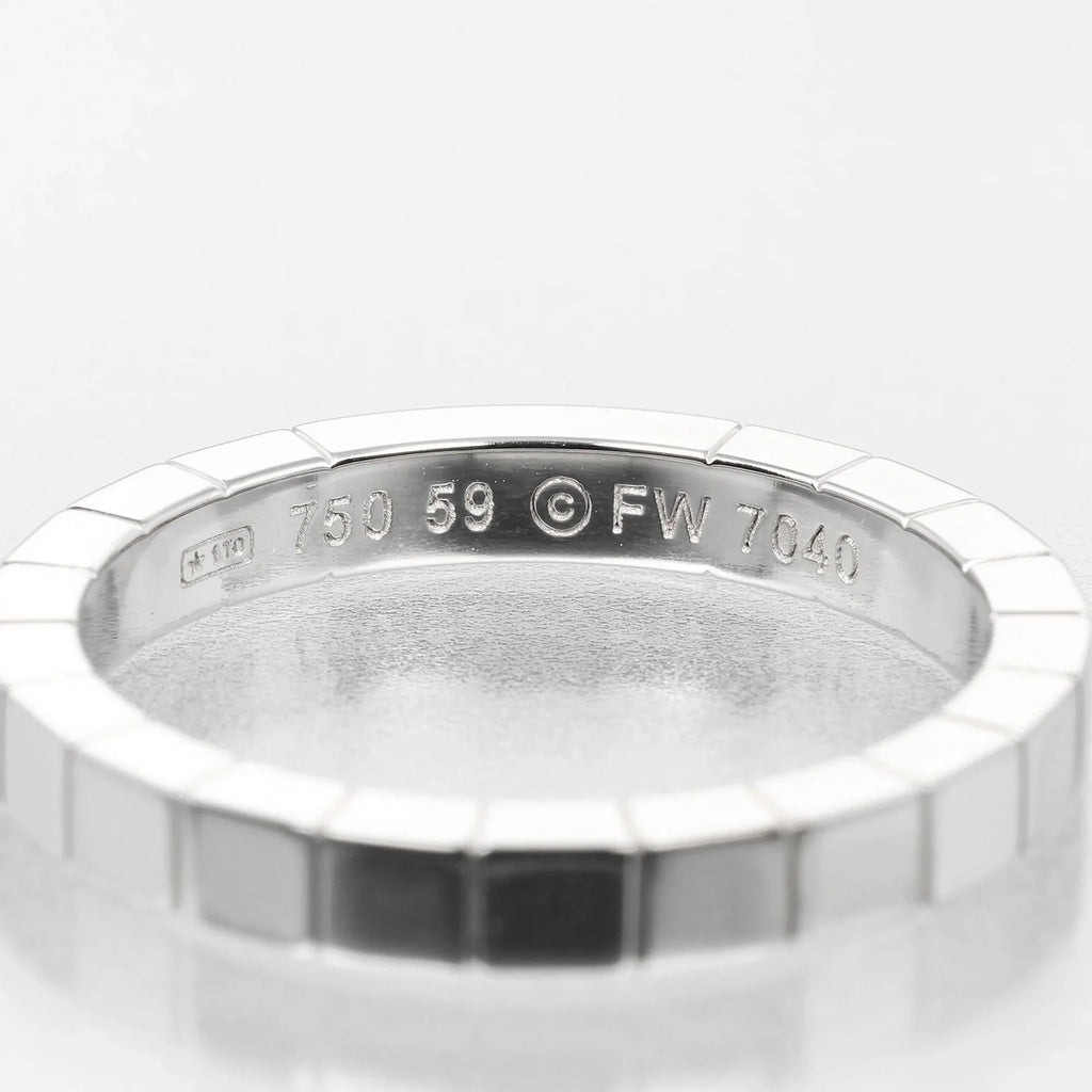 6.73g I122924044 (Good). 18 Ring K18 WG White Gold Approx. Pre-Owned Cartier CARTIER Raniere No