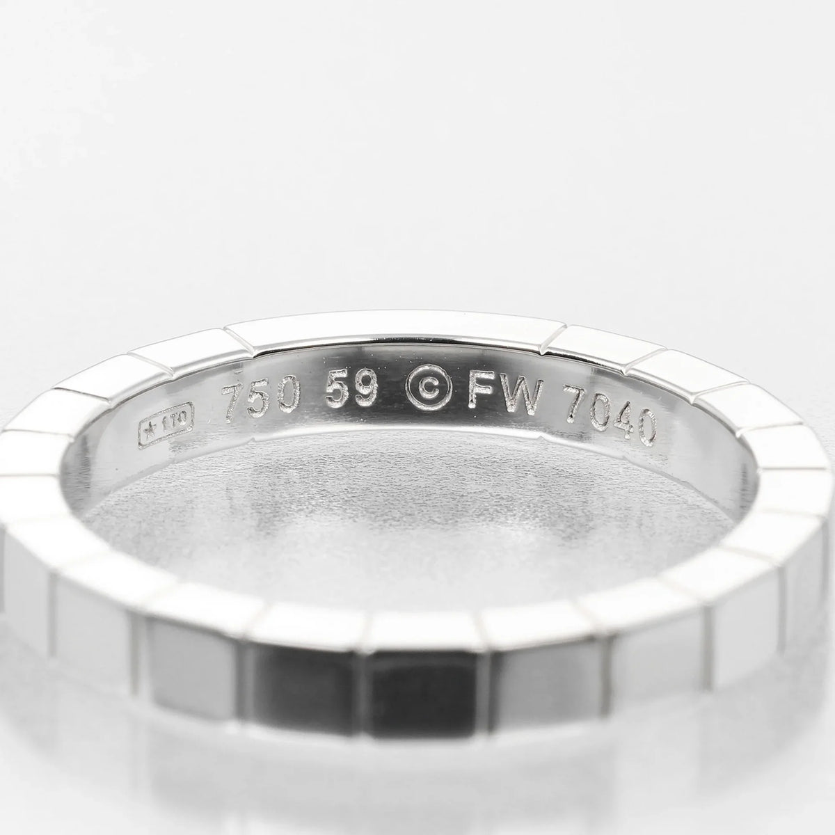 6.73g I122924044 (Good). 18 Ring K18 WG White Gold Approx. Pre-Owned Cartier CARTIER Raniere No