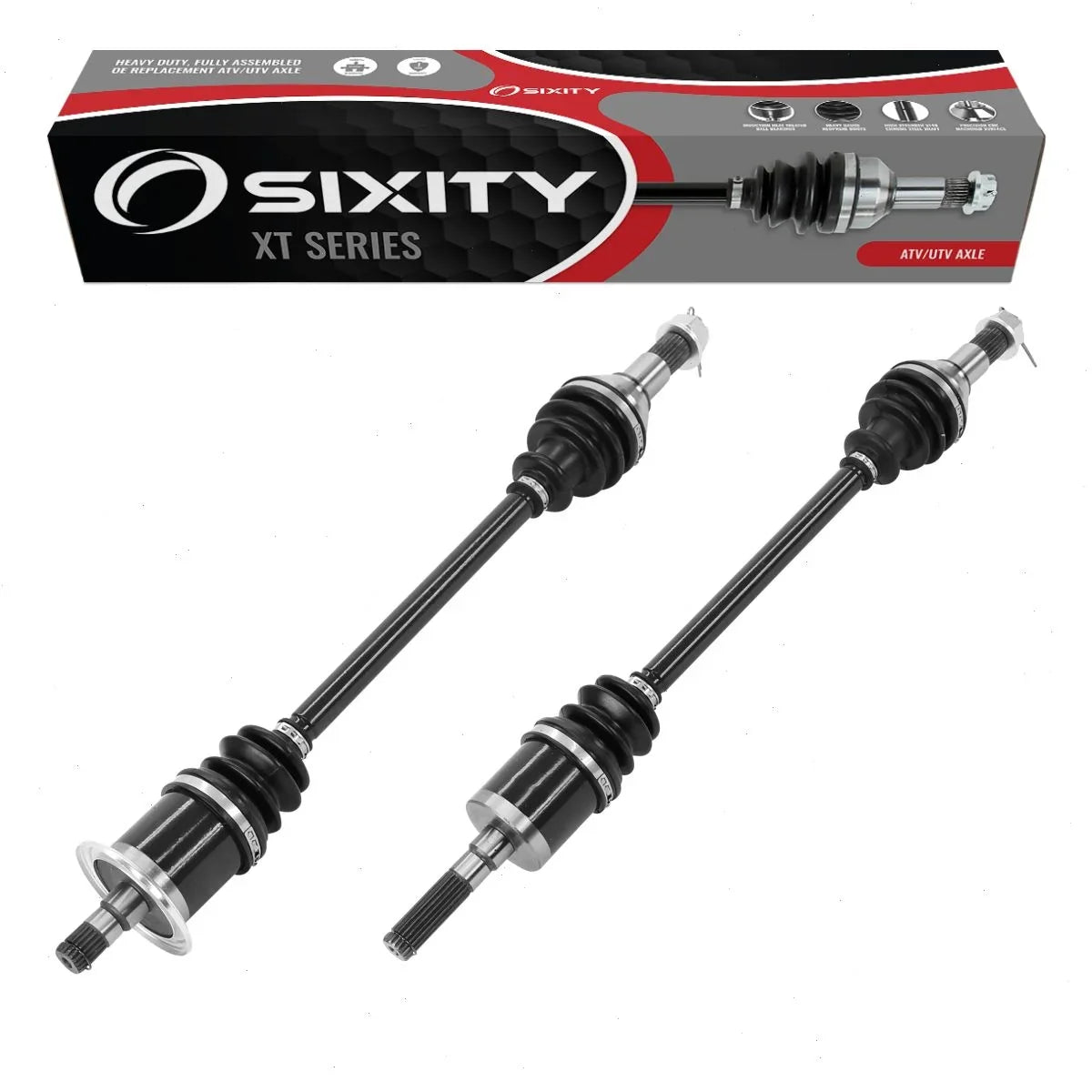 2 pc Sixity XT Front Left Right Axle matching with Can-Am Maverick 1000 2015 - XXC 4X4