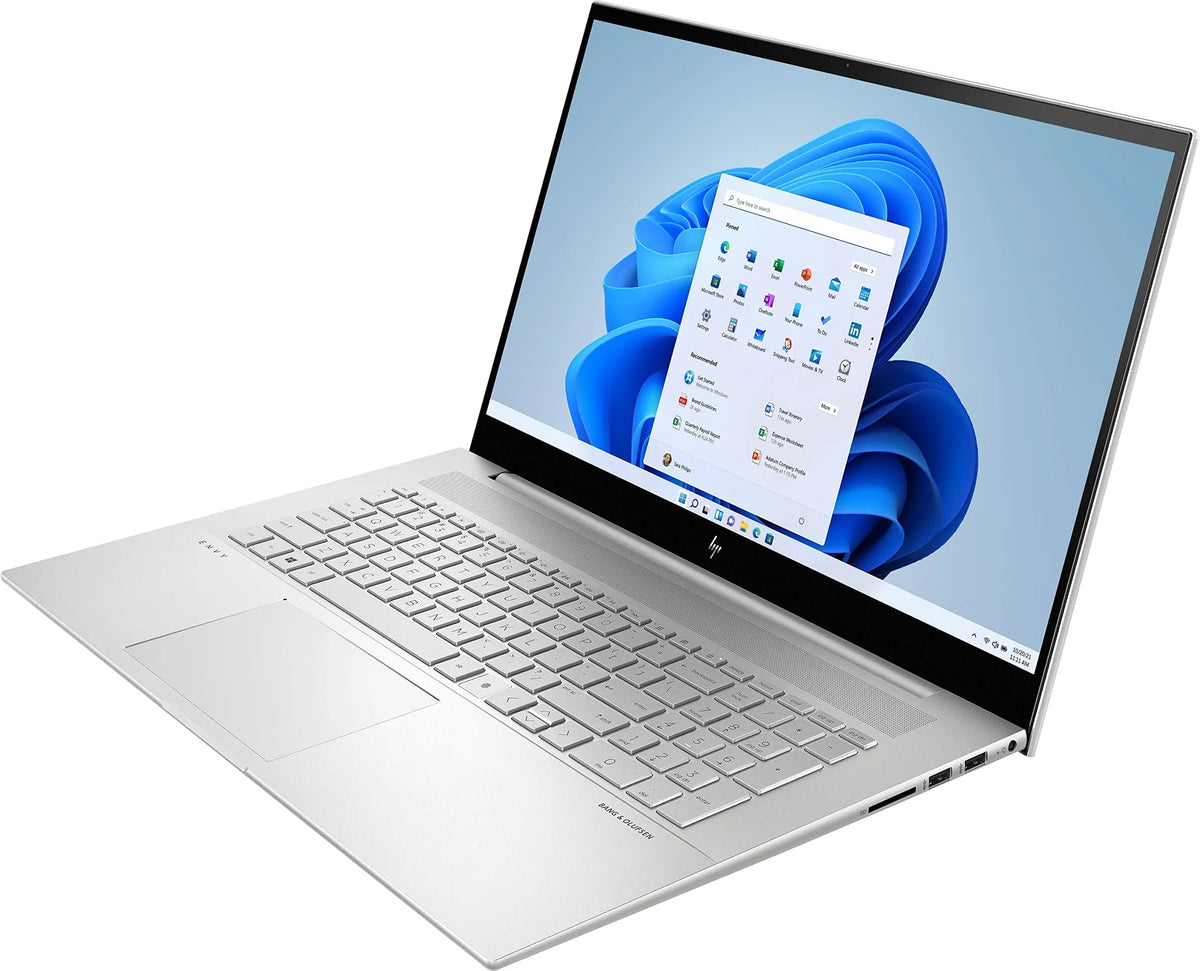 2022  Envy Laptop 17.3" FHD IPS Touchscreen 10-Core 12th  i7-1255U Iris Xe Graphics 24GB DDR4 1TB SSD Thunderbolt 4 Wi-Fi 6E Backlit Keyboard w/ FP Reader Windows 11 w/ RATZK 32GB USB