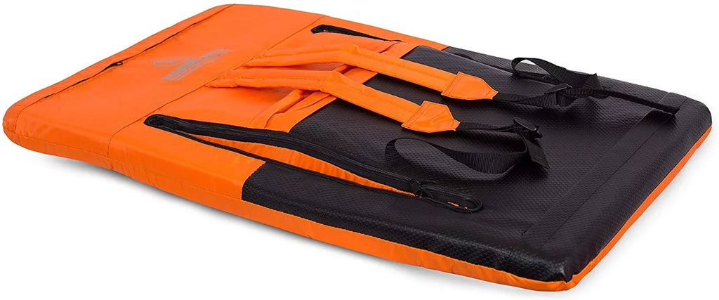 Stadium Boss Stadium Seat Reclining Bleacher Chair Folding - Orange