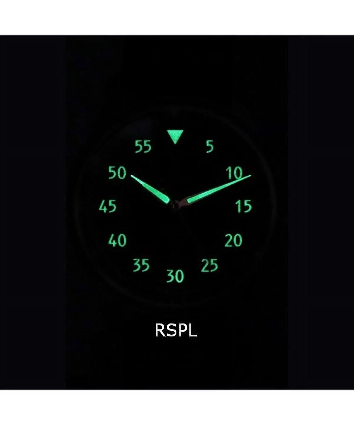 Ratio Skysurfer Pilot Black Textured Dial Leather Automatic RTS320 200M Men's Watch