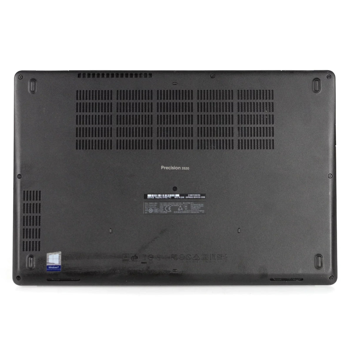 Used  Precision 3520 15.6" Laptop Core i7 8GB 256GB SSD M.2 Integrated Graphics Win 10 Home B v.WCA