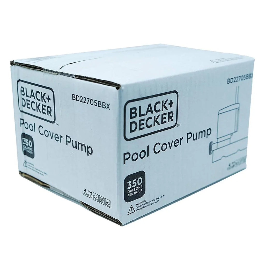 Black+Decker 350 GPH Submersible Pool wrap Pump