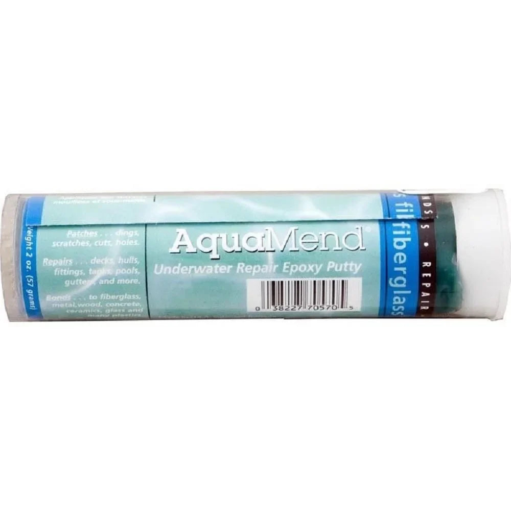 Polymeric Systems Underwater Epoxy Putty, AquaMend, 2oz Stick 600470570