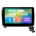 6+128G 10.1 inches Android 12 Car Stereo for  Tundra 2007-2013 & Sequoia 2008-2018 IPS Touchscreen Screen Car Radio with Carplay & Android Auto Support Backup Camera