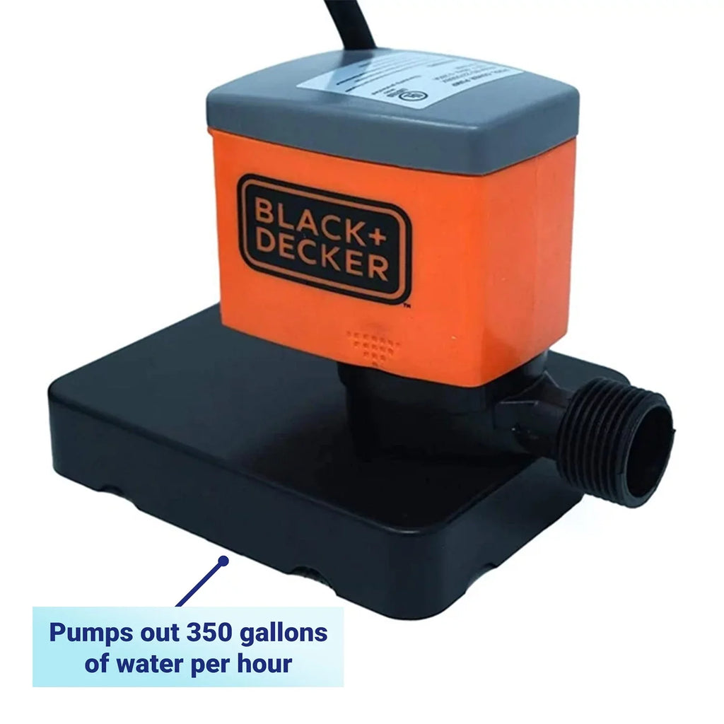 Black+Decker 350 GPH Submersible Pool wrap Pump
