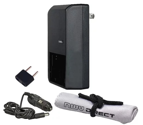 Handycam HDR-CX500V Off Camera 'Intelligent' Rapid Charger + Nwv Direct Microfiber Cleaning Cloth.