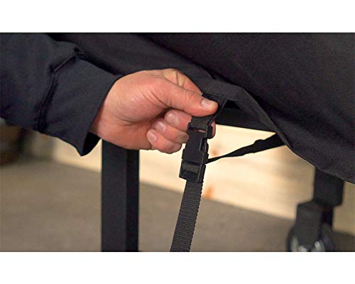 Blackstone 1528 600D Polyester Heavy Duty Flat top Gas Grill protector, moisture impervious Exclusively Fits 36" Griddle Cooking Station, Black