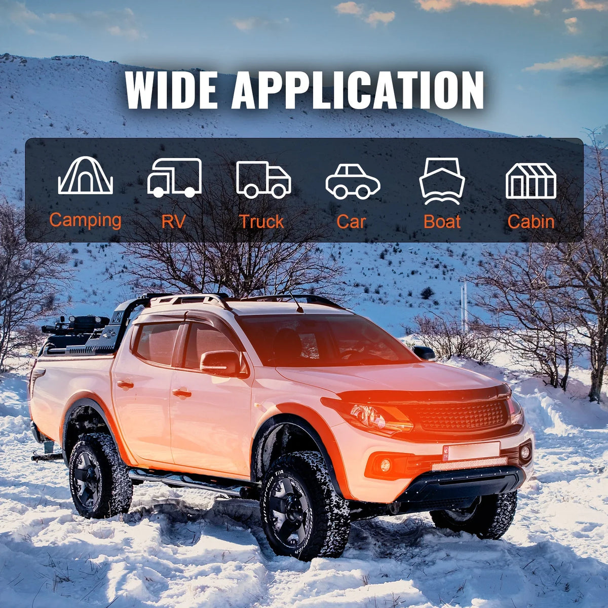 BENTISM 8 KW Diesel Air Heater, Bluetooth App Control All-on-one Diesel Heater with Automatic Altitude Adjustment, Remote Control and LCD, Portable Parking Heater for Home RV Trailer Camper Van craft