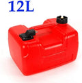 12L Plastic Oil Tank 3.2 Gallon Portable Outboard vessel Marine Fuel Gas Tank（no Tubing and Connector）